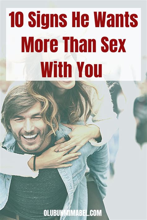signs he wants more than hookup